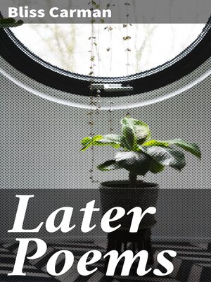 cover image of Later Poems
